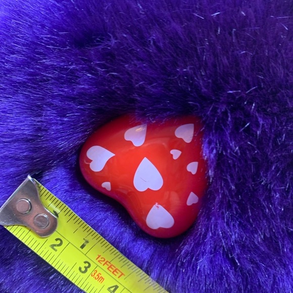 Dan Dee Puppy plush Royal Purple 20" with tags vintage Kmart My Valentine vtg - Picture 7 of 14